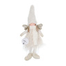 СНОУ БУМ Сувенир Ангелочек 21+13 см, полиэстер, белый, золото
