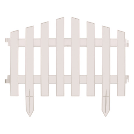Забор декоративный "Марокко", 28 х 300 см, белый, Palisad