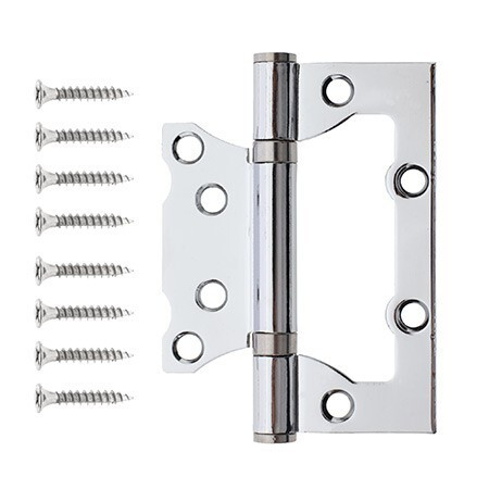 Петля CODE DECO 100х75-B2-CR БЕЗ врезки 2подшипника (хром)  \2 (25/100)