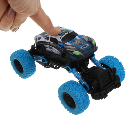 ИГРОЛЕНД Внедорожник инерционный, стреляет дисками, металл, РР, 18х12х11,3 см, 6 дизайнов