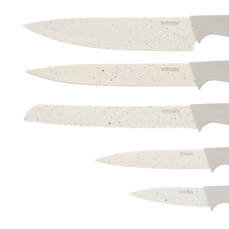 SATOSHI Лиму Набор ножей кухонных 7пр, на подставке