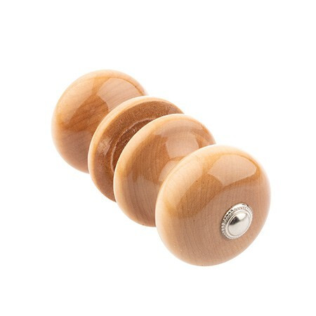 Ручка-кнопка дерев. малая с пуговкой (светлая)  \30