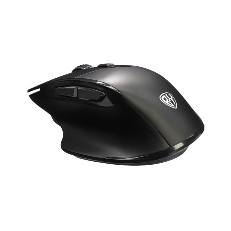 BY Компьютерная мышь беспроводная, 800-1600DPI, 6D 2.4GHz, 1xAA,"copy-paste", чёрная