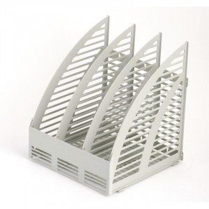 Вертикальный накопитель Attache сборный 3 отделения 240мм серый 495651