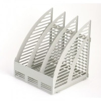 Вертикальный накопитель Attache сборный 3 отделения 240мм серый 495651