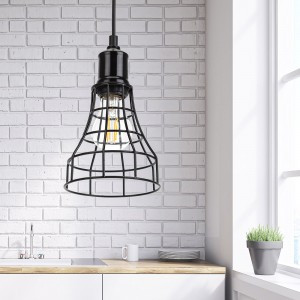 ЭРА PL10 BK LOFT Подвес металл, E27, max 60W, d135 , черный (20/240) 4630