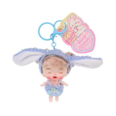 ИГРОЛЕНД Брелок-подвес "Куклёныш" в боксе-сюрприз, 10 см, ABS, PVC, 10х7х7 см, микс