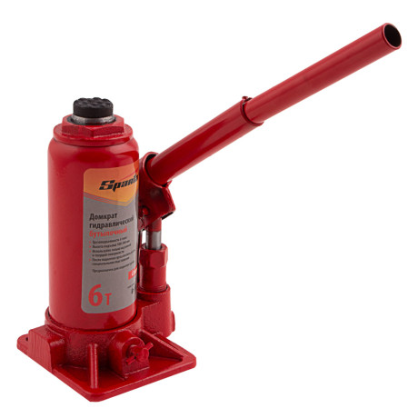 Домкрат гидравлический бутылочный, 6 т, h подъема 180 - 340 мм Sparta Compact