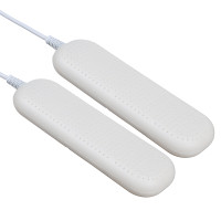 LEBEN Сушилка для обуви, 12 Вт, 55-60 гр., индикатор работы, белый, таймер, ультрафиолет