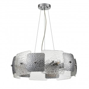 LUMION 6588/6 MODERNI LN25 хром/тонированное стекло, мет./стекло Люстра E14 6x40W 220V LIBERTI