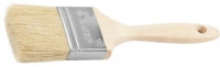 Кисть плоская ЗУБР &quot;УНИВЕРСАЛ-ЭКСПЕРТ&quot;, светлая натуральная щетина, деревянная ручка, 2,5&quot;/63мм