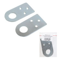 Проушина д/нав.замков 40х75 прямая цинк пара Инд.упаковка+ШК (цена за 2шт) (100) Кунгур