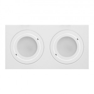 WOLTA св-к встраив.поворотн. ALTO IP20 под лампу 2xGU5.3 белый WH 175x92x22 WDL-GU5.3/01W-02