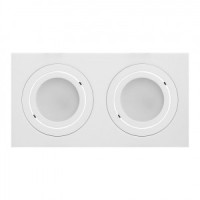 WOLTA св-к встраив.поворотн. ALTO IP20 под лампу 2xGU5.3 белый WH 175x92x22 WDL-GU5.3/01W-02