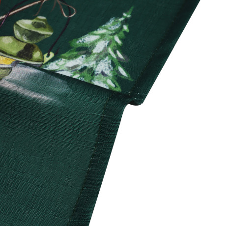 PROVANCE Фелиз Салфетка текстильная с принтом 2шт, 32x32см, 100% полиэстер, зеленый