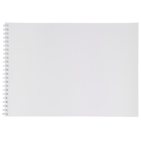 УМКА Альбом для рисования A4 40 листов, блок - офсет 100г/м2, обложка картон, спираль, выб.лак, 4диз