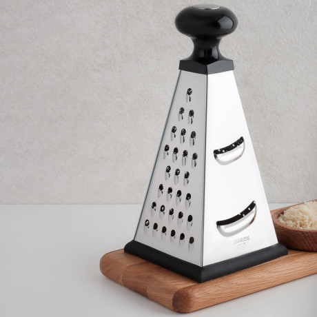 SATOSHI Терка 4-х сторонняя, 22см, нерж.сталь, круглая ручка