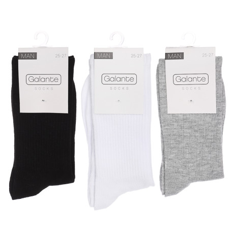 GALANTE Носки мужские, р.25-27, 85% хлопок, 10% полиэстер, 5% спандекс, цвета в ас-те, #2