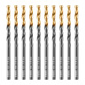 Сверло по металлу, 3,8 мм, HSS-Tin, Golden Tip, 10 шт. Denzel