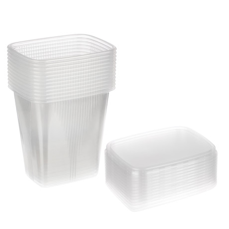 Набор контейнеров тм Юпласт, 500 мл, пластик, 12 штук