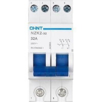 CHINT переключатель модульный NZK2-32 2P 32А 2 положения (R) 643003