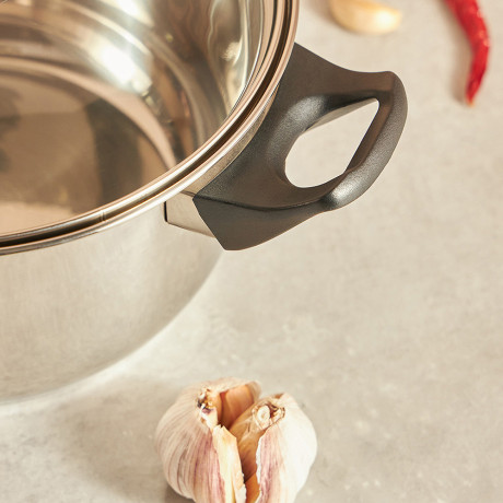 Стрейтон Кастрюля 20х11,5см, 2,9л, со стекл. крышкой