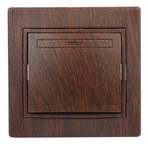 ЭРА Intro Plano выкл. СУ 1 кл. 10А, 250В, венге, 1-101-10, Б0030032