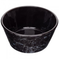 Салатник Комбо 0,5л, малый, вуаль, черный (кратность 12!!!) керамика, 108801