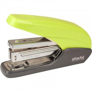 Степлер Attache Selechion до 25 листов, №24/6, 26/6 цвет салатовый 723422