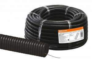 TDM труба гофр.ПНД d 63 с зондом (15 м) легкая черная (15!) SQ0413-0007