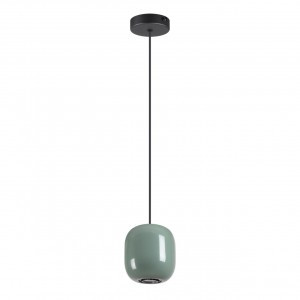 ODEON LIGHT 5053/1C PENDANT ODL24 311 чер./зелен./мет Подвес GU10 LED 4W OVALI 78