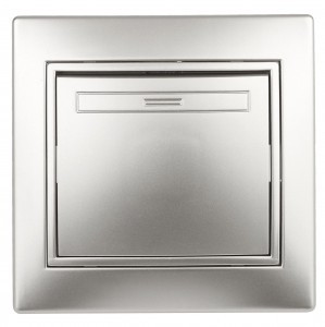 ЭРА Intro Plano выкл. СУ 1 кл. (перекл перекрест.) 10А 250В, алюминий 1-108-03 53820