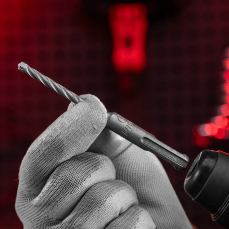 Бур по бетону, 5 x 110 мм, SDS PLUS c крестовой пластиной Matrix