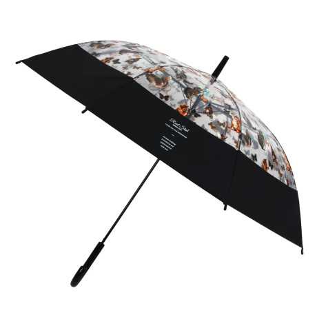 Зонт-трость, металл, пластик, ПВХ, d100см, 8 спиц, 4 цвета