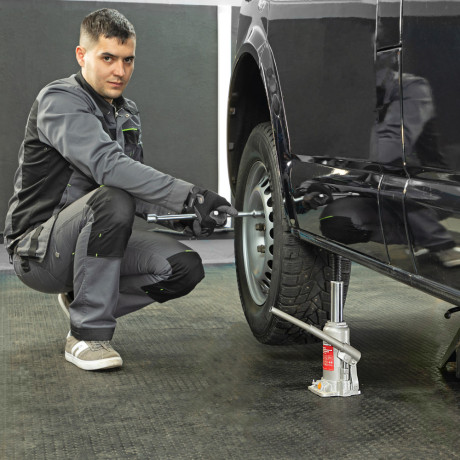 Домкрат гидравлический бутылочный, 5 т, h подъема 197-382 мм Matrix