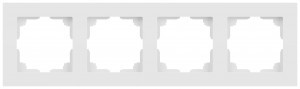 ЭРА Intro Accent рамка СУ 4 мест. белый матовый 6-504-01М