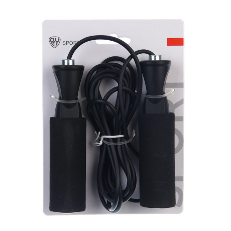 Скакалка тм BY SPORT, 2,8м, d4,2мм, 608Z, PVC, PP, NBR, 3 цвета