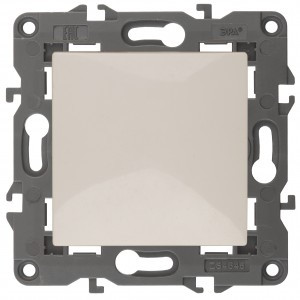 ЭРА 14 Elegance кнопка СУ, 10АХ, сл.кость, 250В, IP20, 14-1111-02 7436