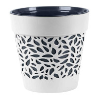 Кашпо Блоссом 1,5 л Белый/Антрацит КШ-0493 х16