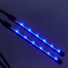 INBLOOM Светильник светодиодный для растений, 48LED, 3 реж, таймер, диммер, 6Вт, USB, PC, металл