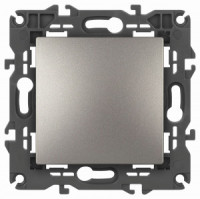 ЭРА Elegance мех. выкл. (перекл.проходн) СУ 1 кл. 10А 250В титан 14-1103-16 65792