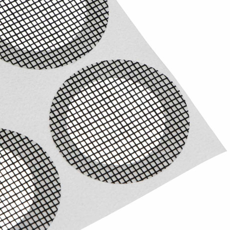 Заплатка для ремонта москитной сетки тм INBLOOM, 4х8,3см х 4шт / d4см х 8шт, стекловолокно