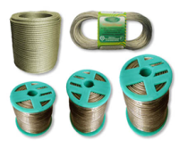 Трос в оплетке ПВХ / бухта 3.5 мм