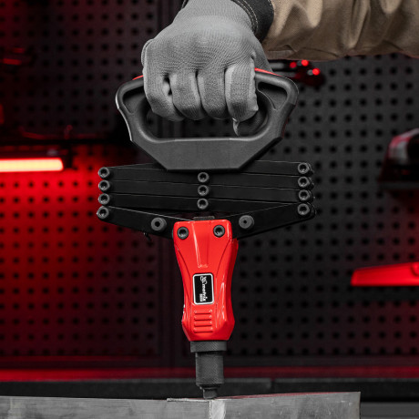 Заклепочник, "Гармошка", усиленный, заклепки 2.4-3.2-4.0-4.8-6,4 мм, Pro Matrix