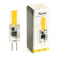 Feron G4 230V 3W(230lm) 2700K 2K COB силикон 36x10 JC LB-423 51167