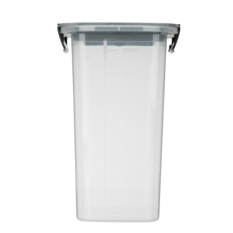 Контейнер герметичный с защелками для сыпучих продуктов 1500мл, пластик