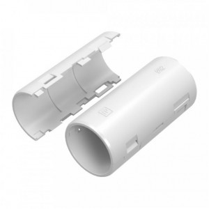 Промрукав муфта разборная d32 мм белая (36шт/360шт) цена за 1 шт. PR13.0420