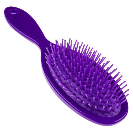 Расческа массажная тм ЮНИLOOK, пластик, 22х7см, 6 цветов