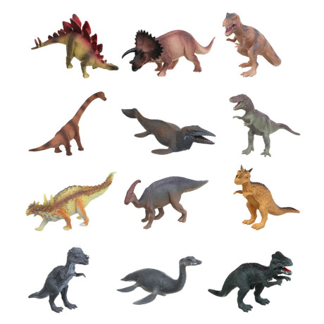 ИГРОЛЕНД Фигурка в виде динозавра, 20см, PVC, 12 дизайнов