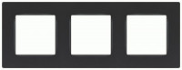 ЭРА 12 рамка СУ 3 мест. Классик, графит 12-5203-12